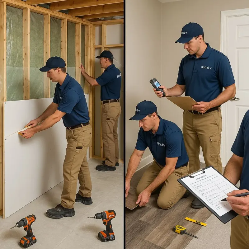Repairs and Reconstruction process in Central Valley, NY